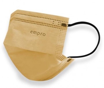 Empro medisinsk munnbind type II R (CE merket- 3 lags) - Gul - 50 stk. BESTILLINGSVARE.